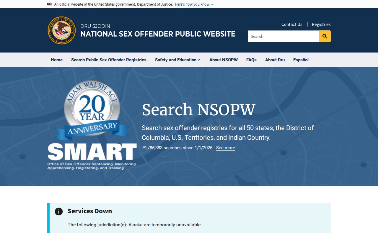 Crowley County sex offender search through the national NSOPW portal